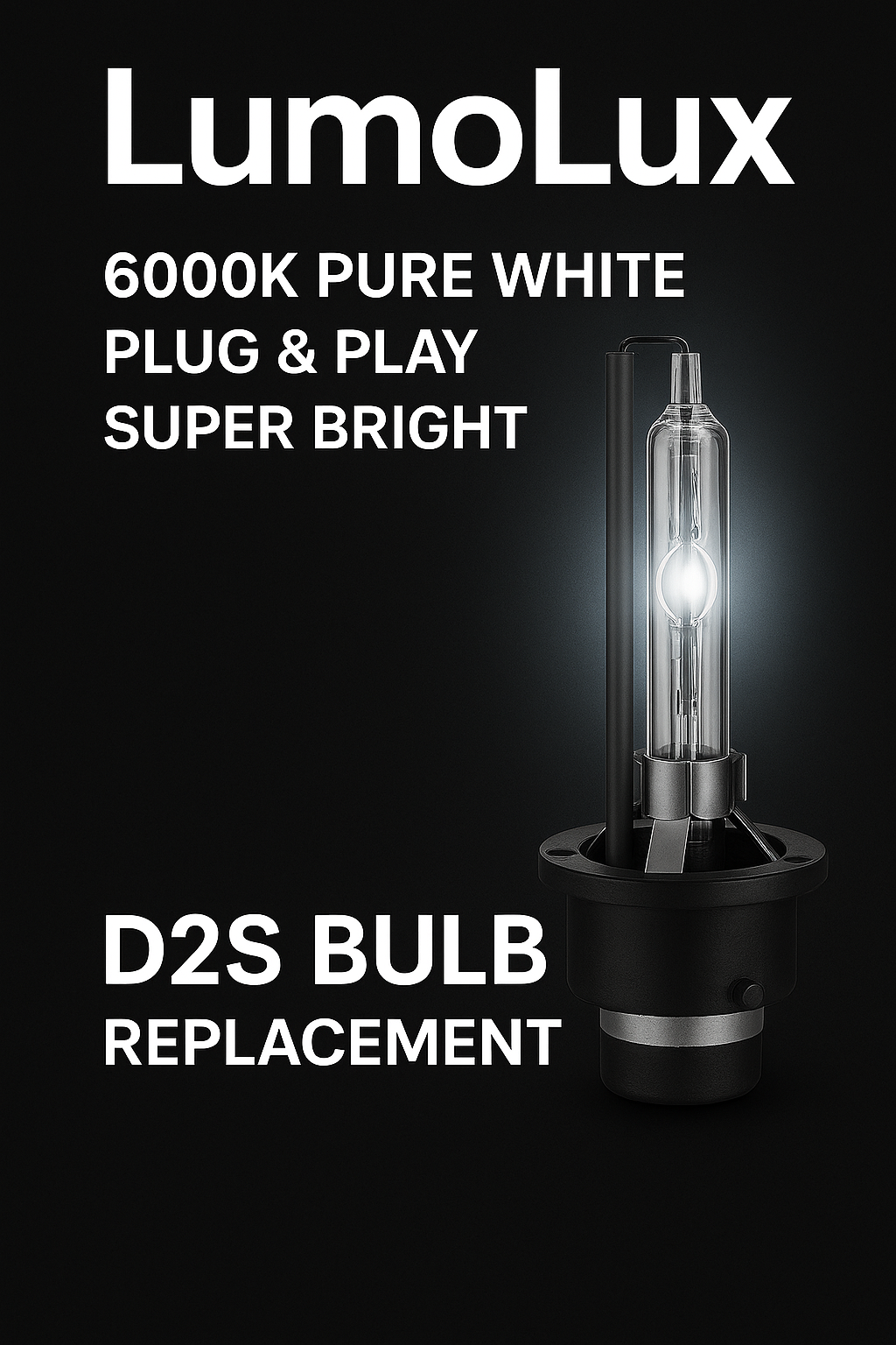D2S Xenon Headlight Bulb (6000K, 12V, 35W)